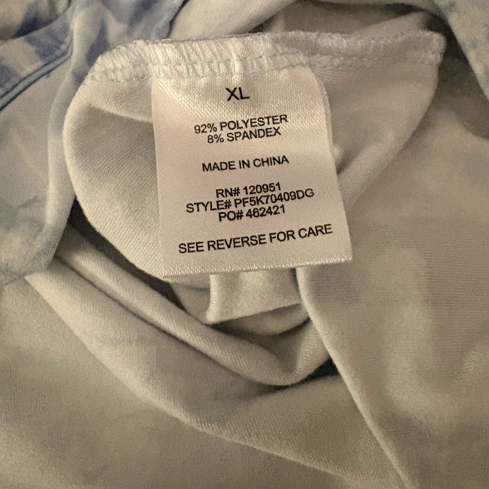 NWT Pink Rose Blue and White Camo Sleepwear Shorts - Picture 5 of 5